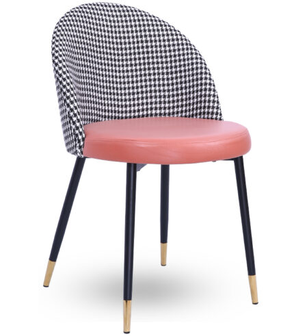 Multicolored Houndstooth Armchair
